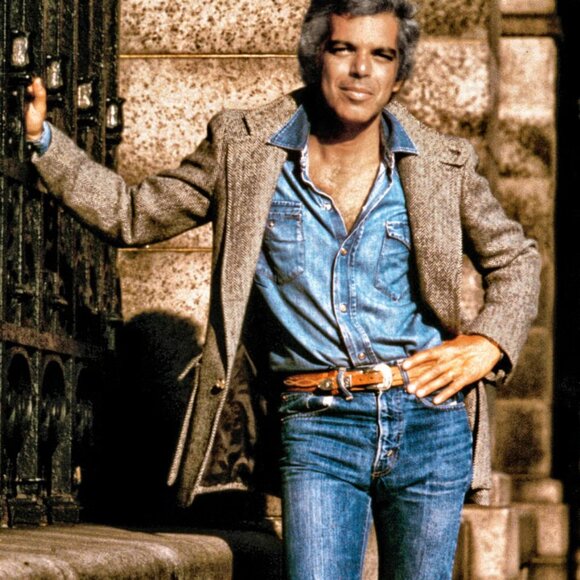 Ralph Lauren Vintage Classic chambray denim jean work shirt 15 1/2 34 - Picture 1 of 7